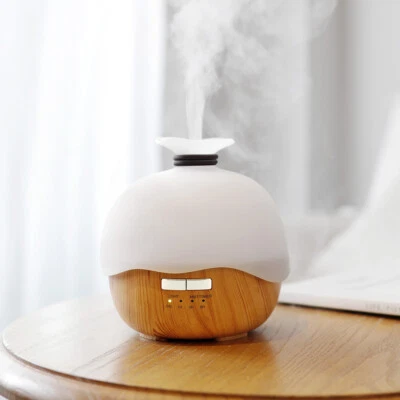 Diffusore di Aromi Umidificatore Aromaterapia effetto legno ConTelecomando 400ML - Immagine 1 di 4
