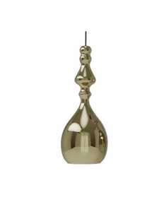 Lampadario a sospensione design moderno in vetro soffiato oro 1 luce RD-0518 - Imagen 1 de 3