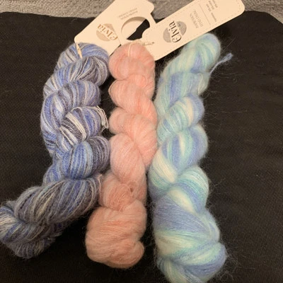 mango de hilo de mohair de encaje 50 g * 3 (#P008) Foto 1 de 4