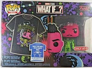 Camiseta Killmonger y Bobblehead L Funko Pop Marvel Target Exclusivo NUEVO - Imagen 1 de 15