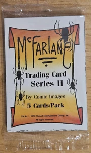 One (1) 1990 McFarlane Series 2 Sealed Trading Cards Pack - Comic Images Rare - Picture 1 of 2