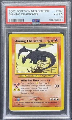 2002 POKEMON NEO DESTINY #107 SHINING CHARIZARD PSA 4 - Image 1 of 2