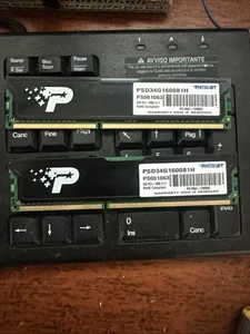 Patriot 8GB (2×4GB) DDR3 1600MHz Desktop Memory (PSD34G160081H) - Imagen 1 de 3