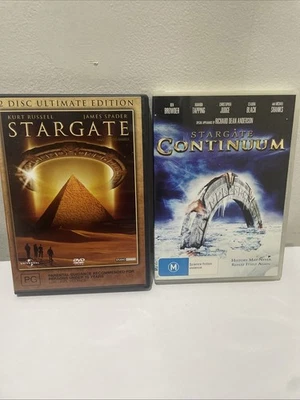 Stargate (2 disc Ultimate Edition DVD 1994) Stargate Continuum Tested Working - Image 1 of 4