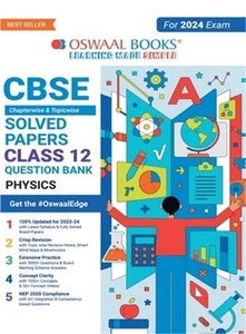 Oswaal CBSE Chapterwise & Topicwise Question Bank Class 12 Physics Book (For 202 - Picture 1 of 1