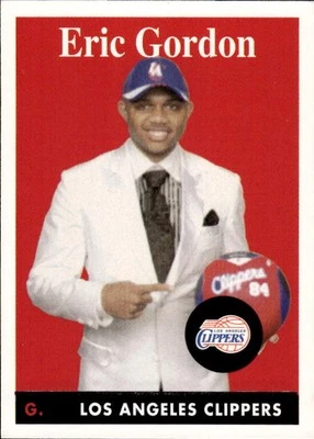 2008-09 Topps Eric Gordon #202 1958-59 Variations Los Angeles Clippers 20L - Image 1 of 2