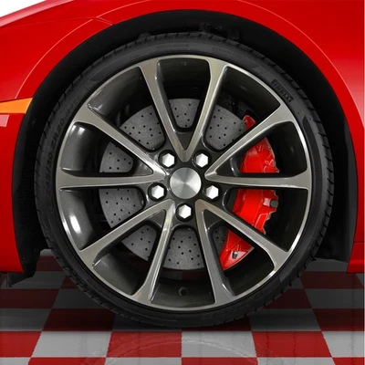 18x7.5 Wheel for 2015-2020 Acura TLX – Machined/Grey 10-Spoke Replacement Rim - Image 1 of 3