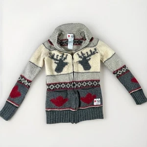 Suéter cárdigan tejido de lana de alce M para mujer Hudson's Bay Company HBC 2010 Juegos Olímpicos - Imagen 1 de 6