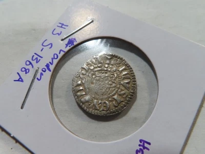Centavo de plata martillado B103 Gran Bretaña Enrique III (1250-1272) S-1368A Foto 1 de 2
