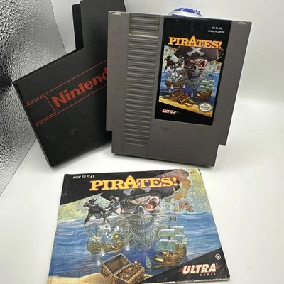 Pirates! (Nintendo NES, 1991) W/ Manual Bc4 - Image 1 of 4