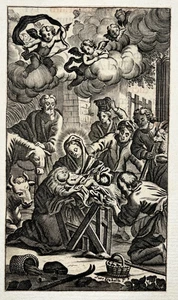 Nativität Gravur Religiosa Isabella Piccini Femina XVII° - Picture 1 of 2