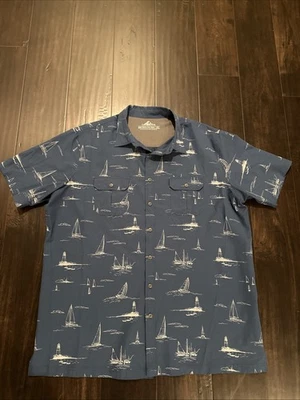 Craft & Barrow XXLT Pesca Corta Velero Estampado Manga Corta Cuello Ventilado Foto 1 de 4