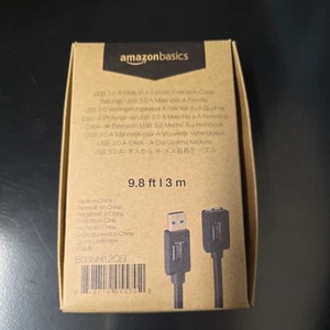 Amazon Basics USB 3.0 Male to Female Extension Cable (9.8 Feet 3.0 Meters) - Picture 1 of 3