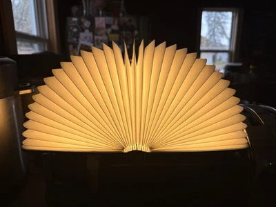 Lumio Lito Classic Folding Book Light WORKS! Complete Kit For Table or Wall - Image 1 of 4