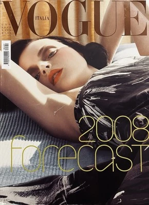 VOGUE ITALIA January 2008 KATRIN THORMANN by STEVEN MEISEL art SAM TAYLOR WOOD  - Image 1 of 4