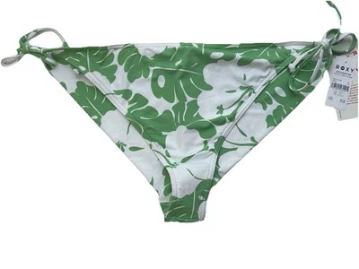 Pantalones de bikini Roxy OG Cheeky Tie Side verde blanco para mujer talla 2XL XXL surf nuevos con etiquetas Foto 1 de 4