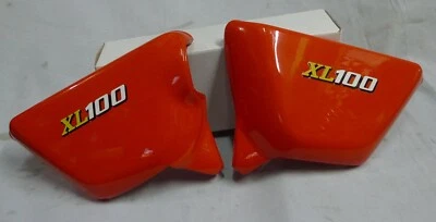 FUNDA HONDA CT125 XL100 XL125 TAMIZADO IZQUIERDO Y DERECHO NARANJA nueva Foto 1 de 4