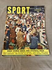 Sport October 1950 Magazine McFadden Great Advertising Detroit Tigers