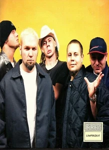 vtg 90s LIMP BIZKIT MAGAZINE PINUP Full Page Print Ad FRED DURST All Band Member - Picture 1 of 1