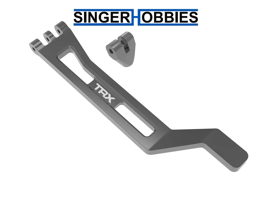 Traxxas 10726-GRAY - Battery Hold down (Dark Titanium Aluminum) (Mini MAXX) TPA