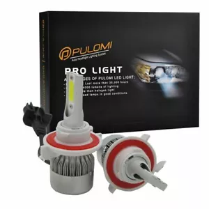 72W 7200lm 2 Sides COB LED Headlight Kits H13 9008 Hi/Low Beam 6000K Bulbs 12V - Picture 1 of 11