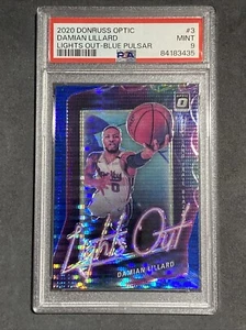 Donruss Optic Damian Lillard 2020 Light Out Blue Pulsar #3 Pop 1 PSA 9🔥 - Imagen 1 de 2