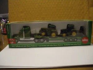 Siku: 1837: Low Loader with 2 John Deere tractors (Actual Shipping) - Picture 1 of 3