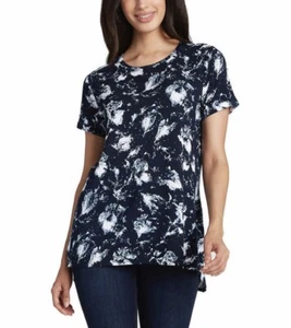 Ellen Tracy Ladies’ Tunic Top small Dark Blue - Picture 1 of 3