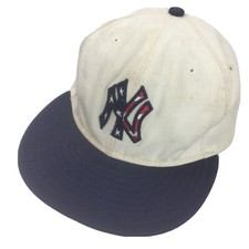 New York Yankees Stars Stripes New Era Ball Cap Hat Fitted 7 3/8 Baseball