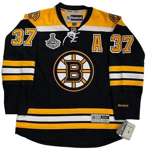 PATRICE BERGERON 2011 BOSTON BRUINS STANLEY CUP REEBOK JERSEY SIZE XL - Picture 1 of 6