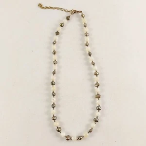 925 Sterling Silver & Pearl Necklace, Hallmark, Spring Clasp - Picture 1 of 6