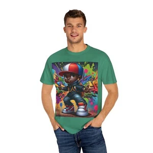 Vibrant Streetwear T-shirt, Urban Clothing, Unisex Tee, Bright Colored Shirt, - Picture 1 of 37