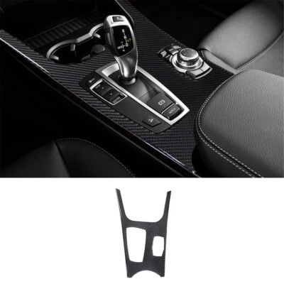 Carbon Fiber Center Console Panel Cover Trim For BMW X3 F25 X4 F26 2011-2017 Foto 1 de 4