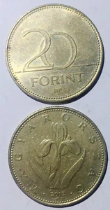 Hungary 20 Forint 1992-2009 26mm brass coin - Picture 1 of 1