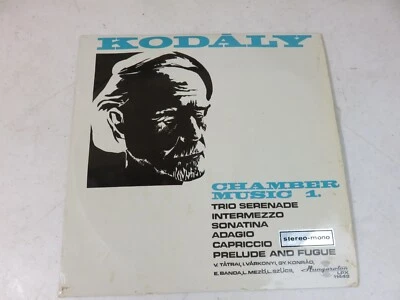 KODALY CHAMBER MUSIC 1 VINYL LP TRIO SERENADE HUNGAROTON Foto 1 de 4