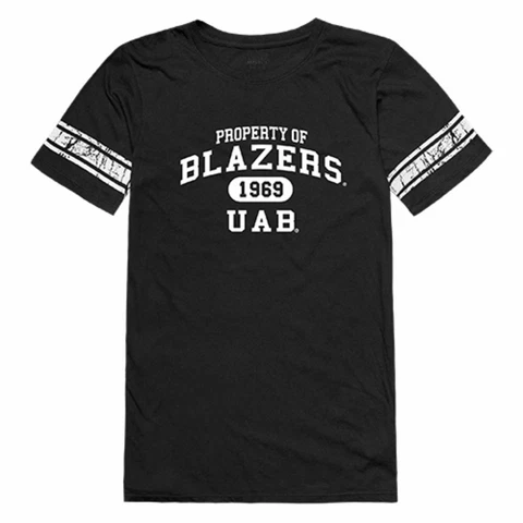 UAB University of Alabama at Birmingham Blazers Womens Property T-Shirt Black Cover