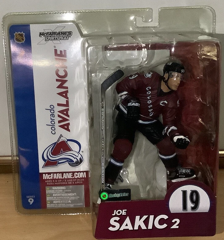 McFarlane NHL 9 Joe Sakic Colorado Avalanche NEU