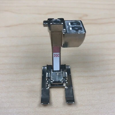 Genuine Bernina Open Toe Embroidery/Applique Foot #20C - 9mm - New Style - 2-Eye - Image 1 of 4