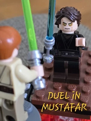 Lego Star Wars Figuras DUEL IN MUSTAFAR  OBI WAN KENOBI  Y ANAKIN SKYWALKER  - Imagen 1 de 4