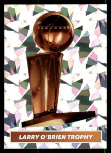 2021-22 Panini Sticker & Card Collection Cracked Ice Larry O'Brien Trophy #84