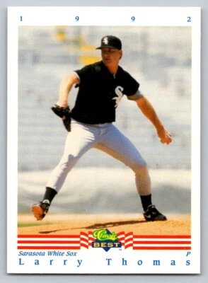 1992 Classic Best #323 Larry Thomas Sarasota White Sox - Image 1 of 2