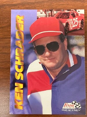 KEN SCHRADER 1996 FINNISH LINE CARD #38 NASCAR - Image 1 of 2