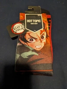 Demon Slayer mens crew socks size 8-12 - Picture 1 of 5