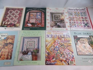 Lot of 8 Quilting Books With Patterns, Patchwork, Quilts, Ideas Mixed Lot EE - Imagen 1 de 5