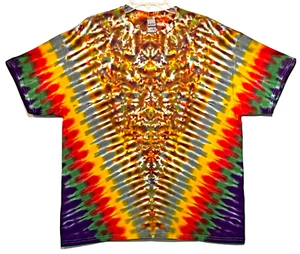 TIE DYE Rasta Vibes Blotter V Adult T-Shirt small medium large XL 2X 3X 4X 5X 6X - Picture 1 of 1