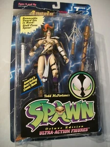 1995 McFarlane Toys Spawn ANGELA Deluxe Edition Ultra Action Figure Purple Versi - Picture 1 of 4
