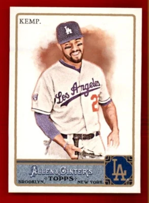 2011 Topps Allen and Ginter #310 Matt Kemp SP. - Image 1 of 2