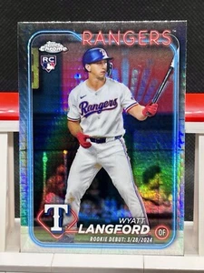 2024 Topps Chrome Update Wyatt Langford Prism Refractor #USC37 - Picture 1 of 2