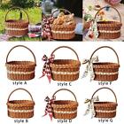Picnic Baskets with Handles Flower Baskets Easter Basket Handwoven Storage