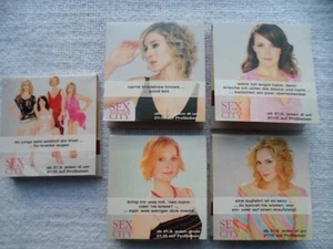 5 Streichholzbriefchen "Sex and the City" - Bild 1 von 10